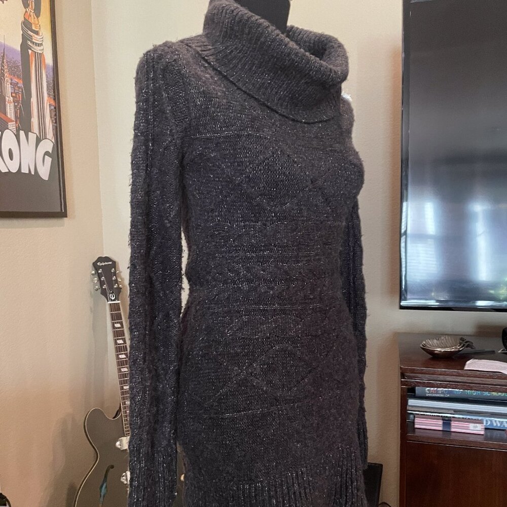 Kaisely Vintage Women's Cowl Neck Fair Isle Sweater/ Dress
